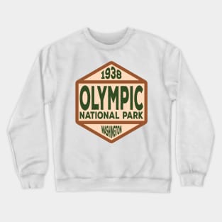 Olympic National Park badge Crewneck Sweatshirt